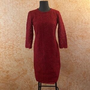 🌿SALE🌿BODEN Laced Red Dress size 4L